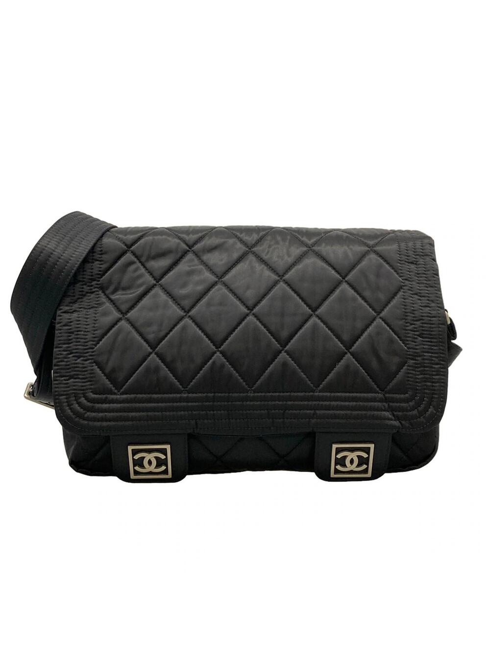 Chanel Sports Line Black Nylon Shoulder #371703C24B